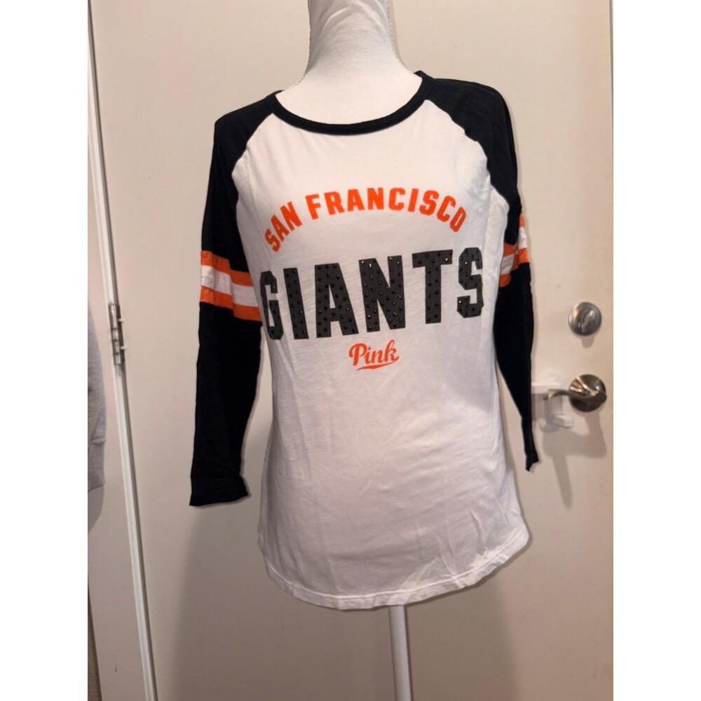 Victoria’s Secret Pink SF Giants Regan T-shirt‎ EUC Size S